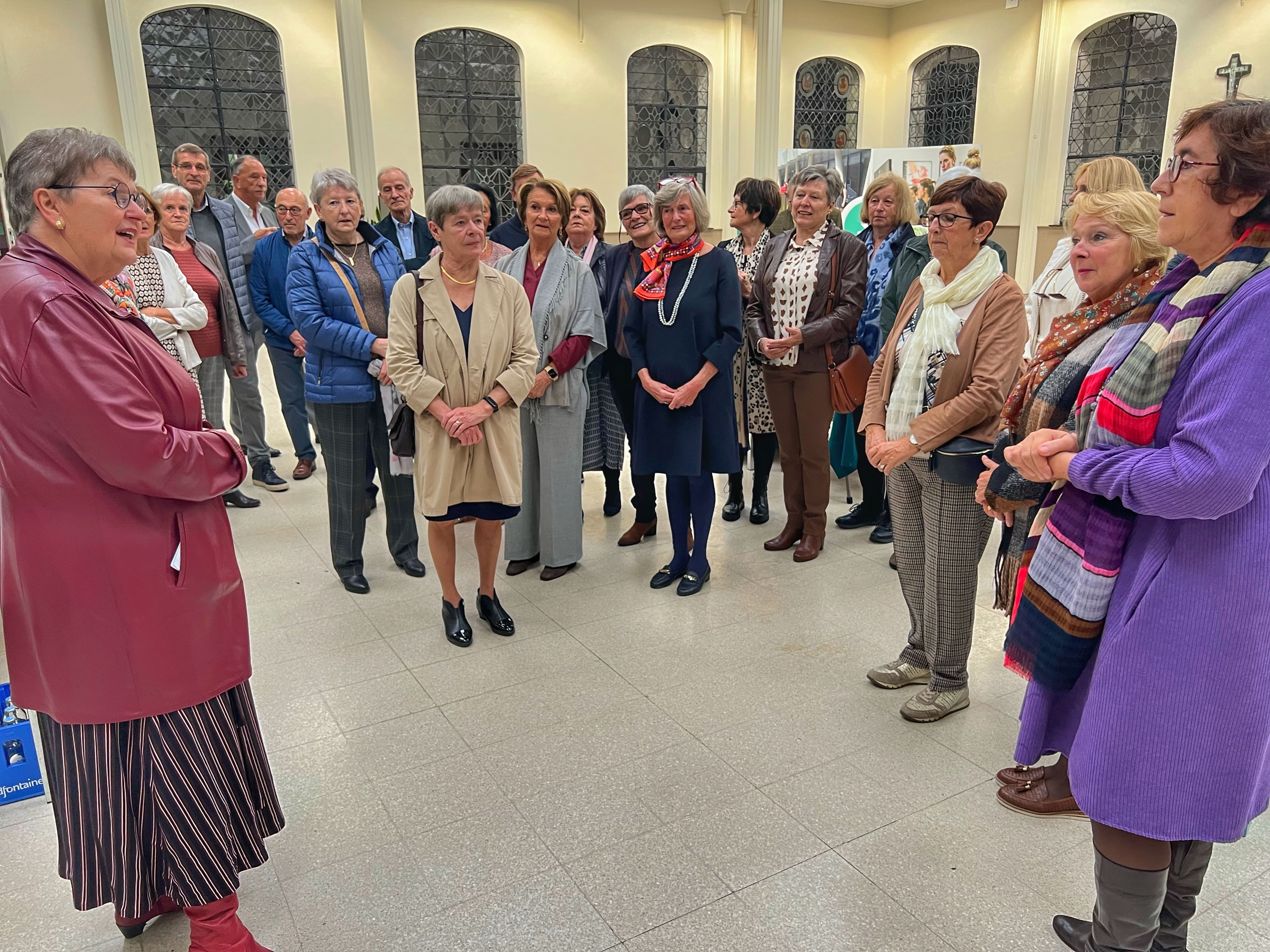 oud-leerlingen op bezoek